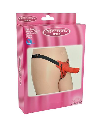 DEEP CLİMAX STRAP ON - %100 SİLİKON BELDEN BAĞLAMALI