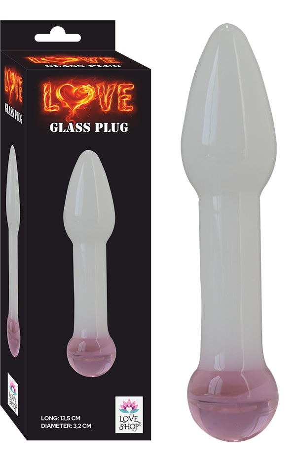 1. Sınıf Kaliteli Cam Anal Plug - LOVE GLASS PLUG