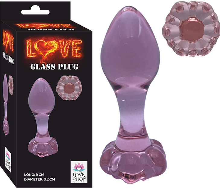 LOVE GLASS PLUG