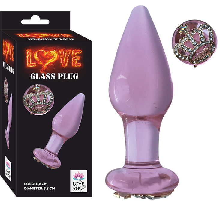 LOVE GLASS PLUG