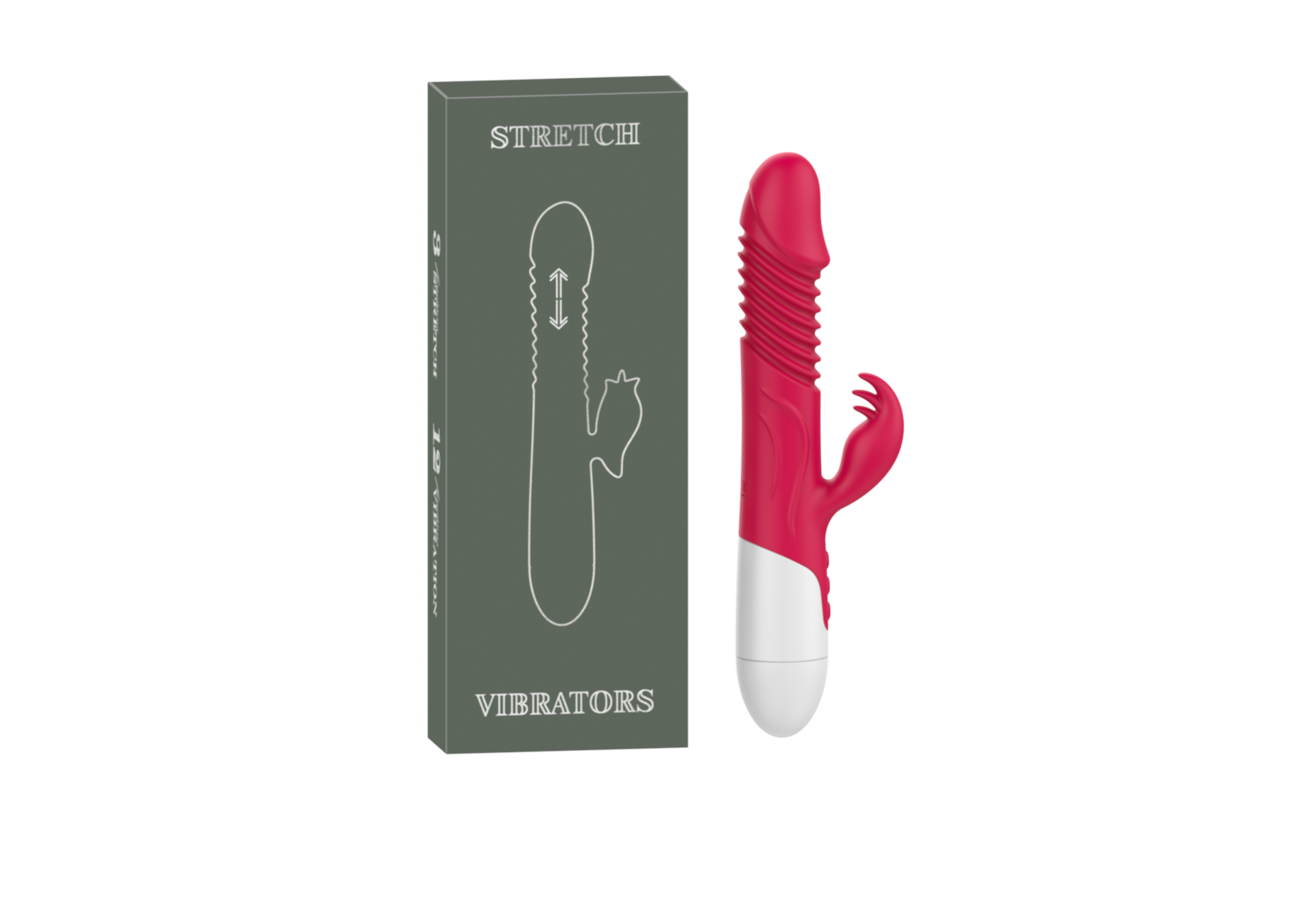 STRETCH VİBRATORS 23 cm Silikon Mataryel Vibratör