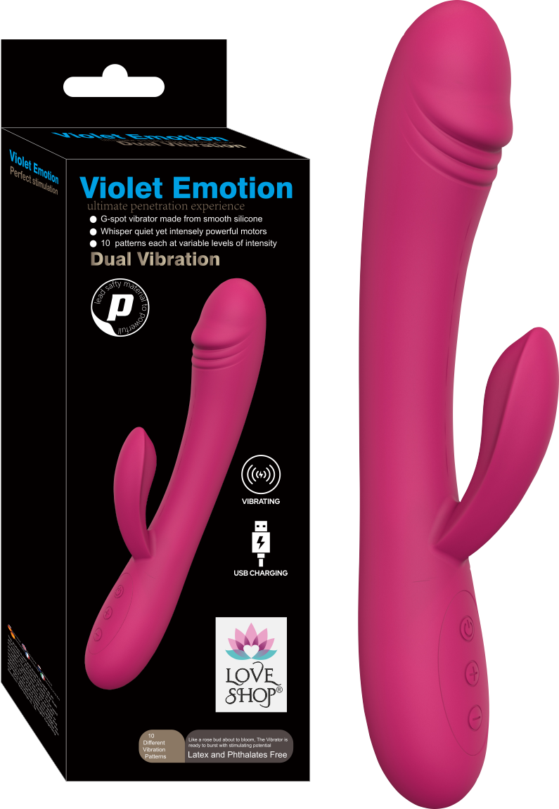 Violet Emotion Dual Vibration Klitoral Uyarıcı Vibratör