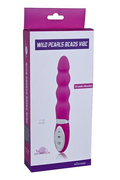 Wild Pearls Beads VİBE: Yüksek Kaliteli, Su Geçirmez, 10 Fonksiyonlu Silikon Titreşimli Boncuklar